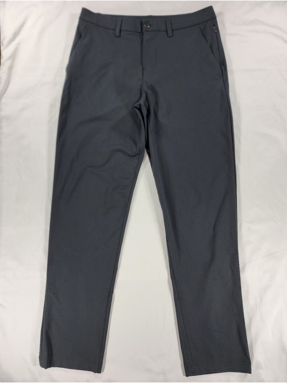 Lululemon ABC Pants Warpstream Mens 30x31 Dark Gray Classic Fit Stretch Comfort